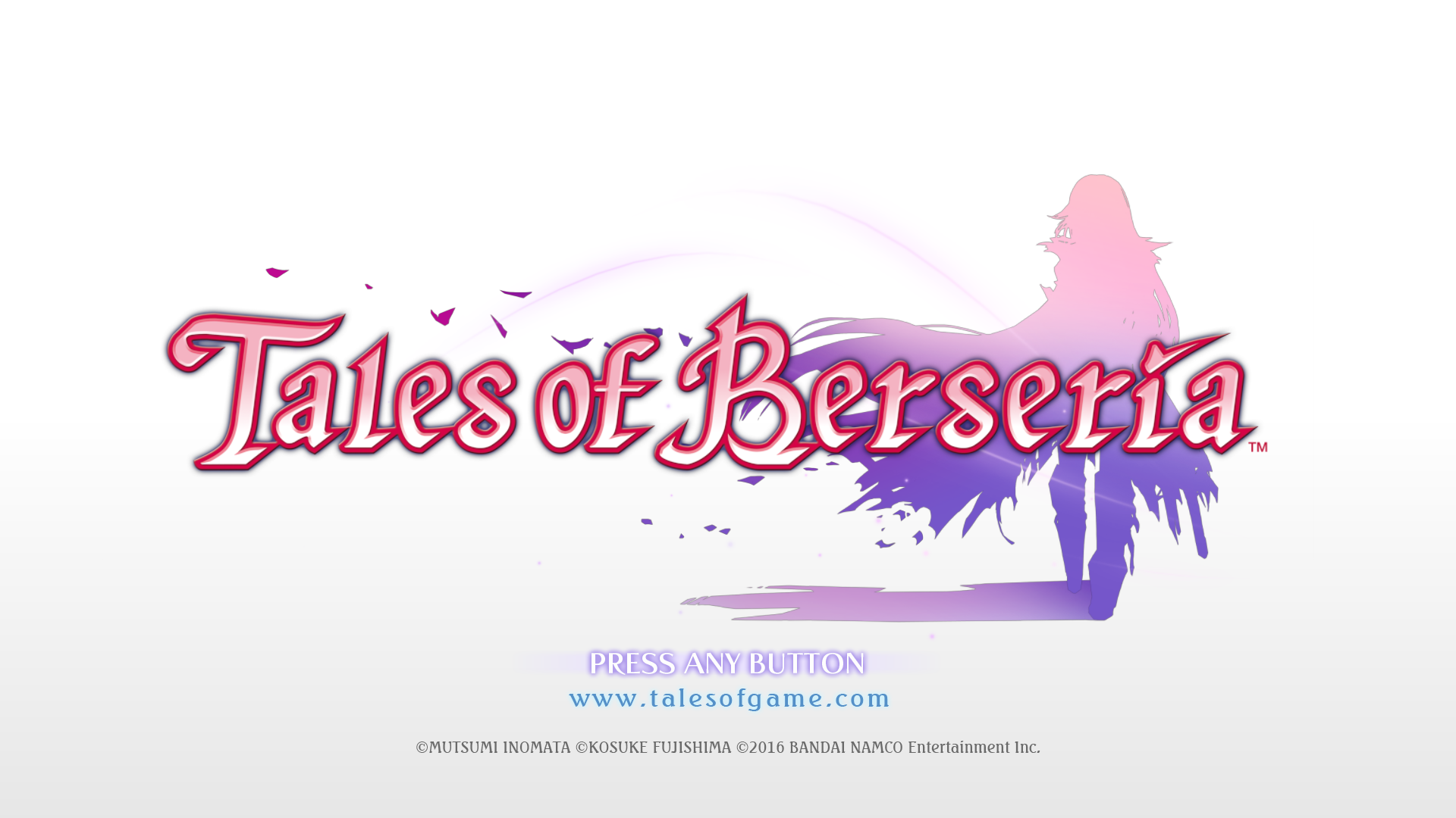 Tales of Berseria Title Screen
